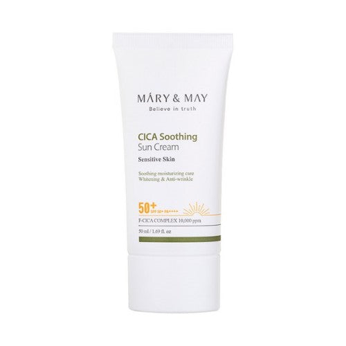 Mary&May Vegan CICA Soothing Sun Cream SPF50+ PA++++ 50ml