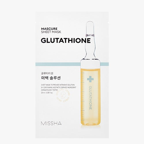 Missha Mascure Whitening Glutathione Sheet Mask