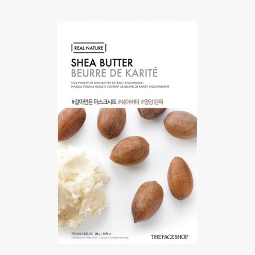 THE FACE SHOP REAL NATURE FACE MASK WITH SHEA BUTTER EXTRACT