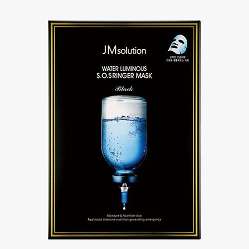 JM SOLUTION WATER LUMINOUS S.O.S RINGER MASK BLACK