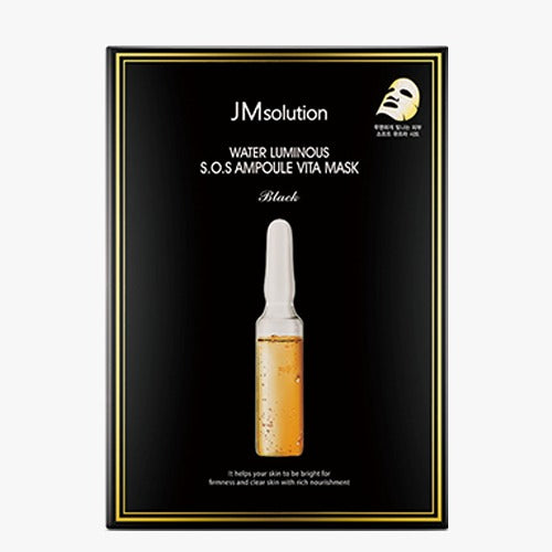 JM SOLUTION WATER LUMINOUS S.O.S AMPOULE VITA MASK PLUS (30ML*10EA)