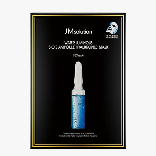 JM SOLUTION WATER LUMINOUS S.O.S AMPOULE HYALURONIC MASK PLUS (30ML*10EA)