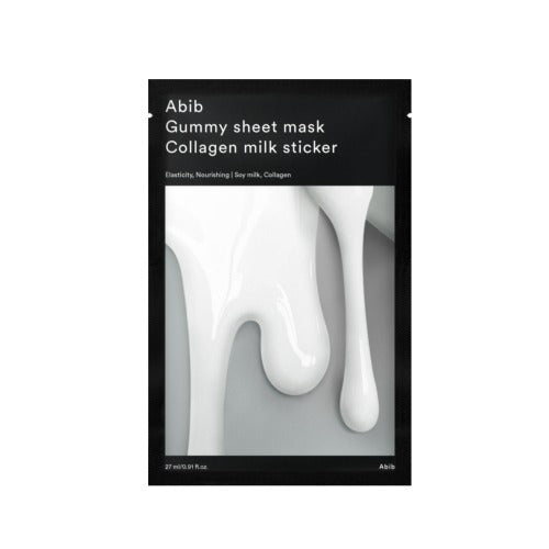 ABIB GUMMY SHEET MASK COLLAGEN MILK STICKER (27ML*10EA)