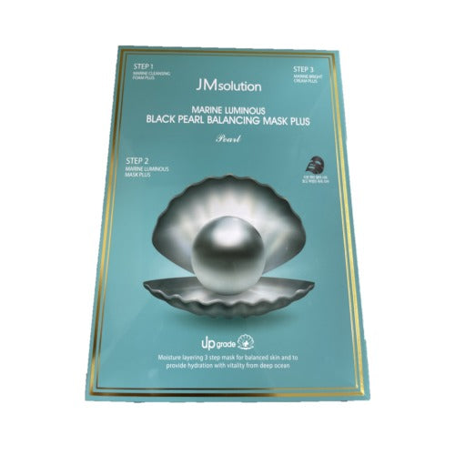 JM SOLUTION MARINE LUMINOUS BLACK PEARL BALANCING MASK PLUS (1.5ML+30ML+1.5ML)*10EA
